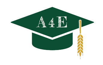 A4E logo represents the Acres for Education campaign